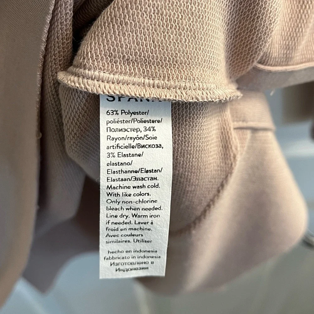Spanx Pink Perfect Length Dolman Sweatshirt EUC with Tags Size Small - Picture 6 of 8